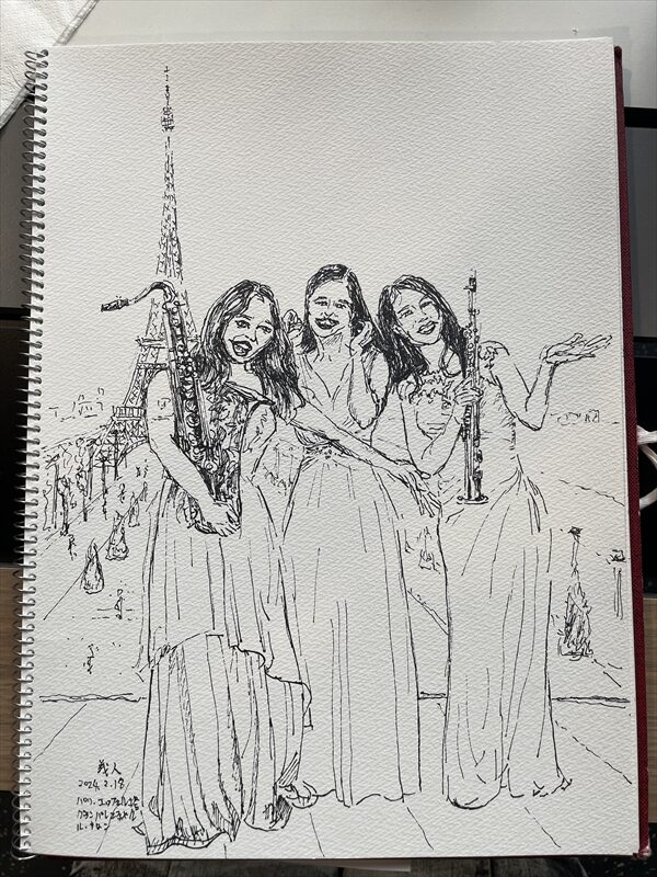 エッフェル塔　グランパレエフェメール