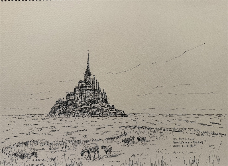 モンサンミッシェル　Mont Saint-Michel