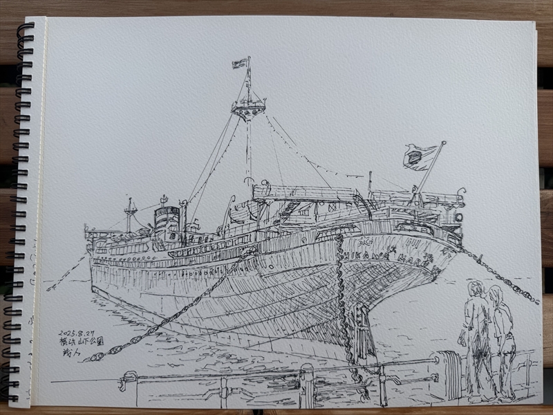 横浜山下公園氷川丸