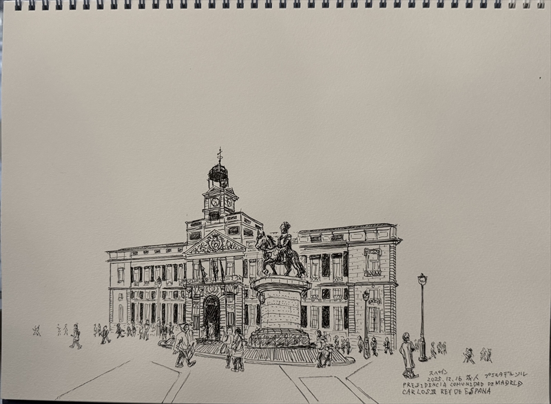 スペイン　プエルタ　デル　ソル　CARLOS　Ⅲ